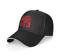 N'Oubliez Pas Que Tout Le Monde Est Déployé, Portez du Rouge Le Vendredi Homme Femme Chapeau Sport Hat Sécurité Sports Casquettes Légère Trucker Cap for pour Running Tennis Pied