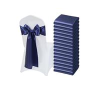 Noud de Chaise en Satin 17x275cm Ceinture de Décoration Elégante pour Mariage 50PCS