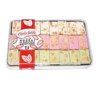 Nougat Chabert et Guillot - Boîte Métal Nougat Tendre Vanille, Framboise, Pistache - 250g