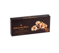 Nougat cristallin Amandes Marcona, Noisettes et Pistaches Délicatesse paquet 2 x 250 g, production artisanale, sans gluten, sans lactose, nougat fabriqué en Espagne, qualité premium