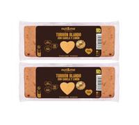 Nougat doux à la cannelle et au citron 500g nut&me | KETO Diet | Sans sucres ajoutés | Végétarien | Faible teneur en sel | Sans gluten | Source de protéines | Alicante | Pack 2 x 250gr