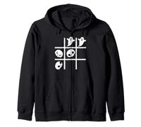 Noughts and Crosses Costume de Jeu de société Amusant pour Halloween Sweat à Capuche