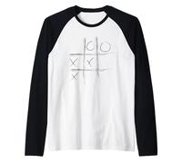 Noughts and Crosses Costume de Jeu de société d'halloween Manche Raglan