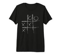 Noughts and Crosses Costume de Jeu de société d'halloween T-Shirt Haut de Gamme