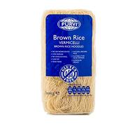 Nouilles aux vermicelles de riz brun Purvi (sans gluten) - 200 g - Lot de 2