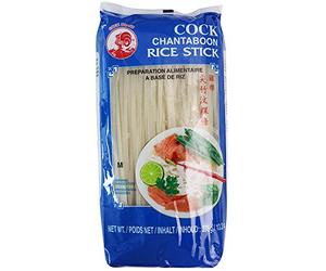 Nouilles de riz Cock, 3 mm, 1ère qualité, 1 paquet (paquet de 1 x 375 g)