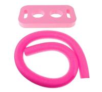 Nouilles flottantes de piscine pour enfants et adultes - 150 cm - Flotteurs avec connecteur rose - 6,5 x 150 cm