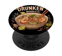 Nouilles ivres Nice PopSockets PopGrip Adhésif