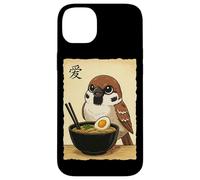 Nouilles japonaises Ramen Sparrow Kawaii Anime Food Japan Otaku Nouilles Coque pour iPhone 14 Plus