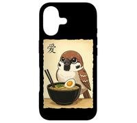 Nouilles japonaises Ramen Sparrow Kawaii Anime Food Japan Otaku Nouilles Coque pour iPhone 17