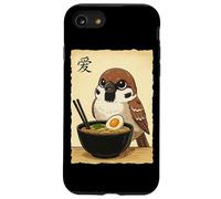 Nouilles japonaises Ramen Sparrow Kawaii Anime Food Japan Otaku Nouilles Coque pour iPhone SE (2020) / 7/8