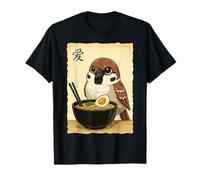 Nouilles japonaises Ramen Sparrow Kawaii Anime Food Japan Otaku Nouilles T-Shirt