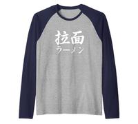 Nouilles japonaises Ramen Traditionnelles écritures japonaises Manche Raglan