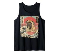 Nouilles japonaises Vintage Bullmastiff Dog Ramen Débardeur