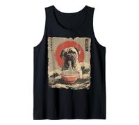 Nouilles japonaises Vintage Bullmastiff Dog Ramen Débardeur