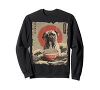 Nouilles japonaises Vintage Bullmastiff Dog Ramen Sweatshirt