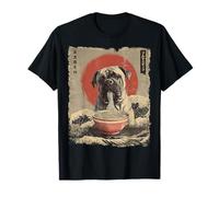 Nouilles japonaises Vintage Bullmastiff Dog Ramen T-Shirt