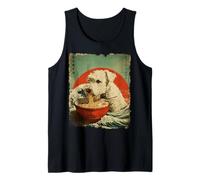 Nouilles japonaises Vintage en Forme de Chien Terrier blé Débardeur