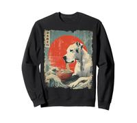Nouilles japonaises Vintage Ramen Dogue Allemand Sweatshirt