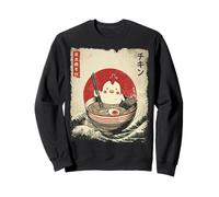 Nouilles japonaises Vintage Ramen Farmer Chicken Farm Farmer Sweatshirt