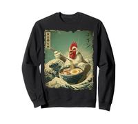 Nouilles japonaises Vintage Ramen Farmer Chicken Farm Farmer Sweatshirt