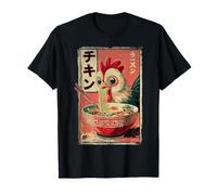 Nouilles japonaises Vintage Ramen Farmer Chicken Farm Farmer T-Shirt