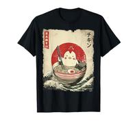 Nouilles japonaises Vintage Ramen Farmer Chicken Farm Farmer T-Shirt