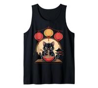 Nouilles Mignonnes Ramen Mangeant des Chats Kawaii Débardeur