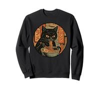 Nouilles ramen à ramen pour chat - Design d'art japonais kawaii Sweatshirt