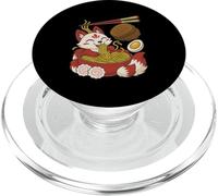 Nouilles Ramen Japonaises Kawaii Kitsune Renard Folklore PopSockets PopGrip pour MagSafe