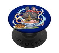 Nouilles Ramen Lapin Japon Y2K Kawaii Lapins Anime PopSockets PopGrip Adhésif