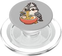 Nouilles Ramen Mangeant Un Martin-pêcheur à crête PopSockets PopGrip pour MagSafe