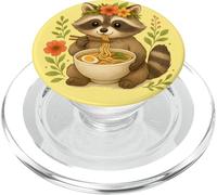 Nouilles Ramen Mangeant Un Raton Laveur Mignon PopSockets PopGrip pour MagSafe