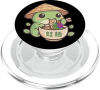 Nouilles ramen mignonnes grenouilles manga kawaii grenouille escargots amoureux PopSockets PopGrip pour MagSafe