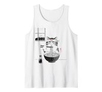 Nouilles Ramen rétro japonaises Fuji Ramen Cat Débardeur