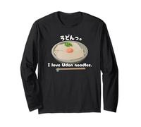 Nouilles Udon. Cuisine Japonaise blé œuf Kanji Manche Longue