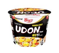 Nouilles Udon Tempura Nongshim dans un bol 111 g