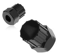 NOUJEN Lot de 2 Outil Démonte Roue Libre,Cassett Douille Extracteur Socket Spanner pour Shimano, SRAM, Sun Race, SunTour