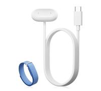 NOUKAJU Chargeur pour Google Fitbit Air, câble de charge magnétique de rechange de type C, câble de charge pour tracker d'activité Google Fitbit Air (blanc)