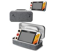 NOUKAJU Coque pour console de jeu Atari Gamestation Go, étui de rangement portable pour My Arcade Atari Gamestation Go (gris)