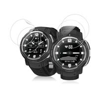 NOUKAJU Lot de 4 films de protection d'écran pour montre connectée Garmin Instinct Crossover en TPU, résistant aux rayures, haute transparence, souple (verre non trempé)
