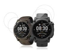 NOUKAJU Lot de 4 films de protection d'écran pour montre de sport Coros Nomad, en verre trempé HD, dureté 9H, résistant aux rayures