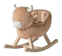 NOUKIE 'S - Bascule pour bébé vache Fluffy - Beige Fluffy