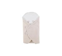 Noukie’s - Couverture Promenade bébé en Groloudoux® Doux - pour Poussette et siège Auto, Passage de Harnais 3 ou 5 Points - Ouverture sur Les côtés - Beige, 0 à 9 Mois