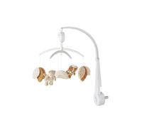 NOUKIE’S - Mobile musical - Babou & Kendi - Rotation automatique sans piles - Compatible avec berceau, lit à barreaux et parc - Idéal dès la naissance pour apaiser et endormir bébé