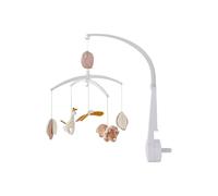 NOUKIE’S - Mobile musical - Popsie, Gigi & Louli - Rotation automatique sans piles - Compatible avec berceau, lit à barreaux et parc - Idéal dès la naissance pour apaiser et endormir bébé