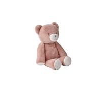 NOUKIE’S - Peluche Lily 40 cm en Veloudoux® Rose poudré - Compagnon Tendre et rassurant - avec étiquettes sensorielles - Idéal dès la Naissance