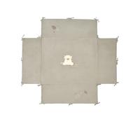 NOUKIE’S - Tapis de Parc Réversible Vert - Tapis de Jeu et de Repos pour Bébé - Confort Doux et Résistant - Lavable et Compatible Sèche-Linge - Accessoire Chambre Bébé Mixte