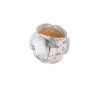 Noukie's - Balle de Préhension pour Bébé - Balle d'Activités en Tissu - Jouet d'Éveil pour Motricité & Préhension - Dès 3 Mois