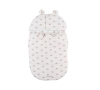 Noukie's - Chancelière Bébé Déperlante Rose clair - Nid d’Ange Imperméable et Coupe-Vent - Doublure Sherpa Chaude - Compatible Nacelle, Siège Auto et Poussette 3/5 Points